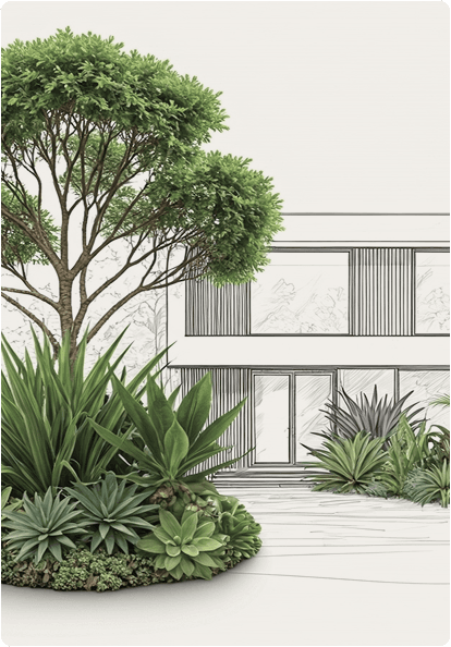 Trees and pots pairing